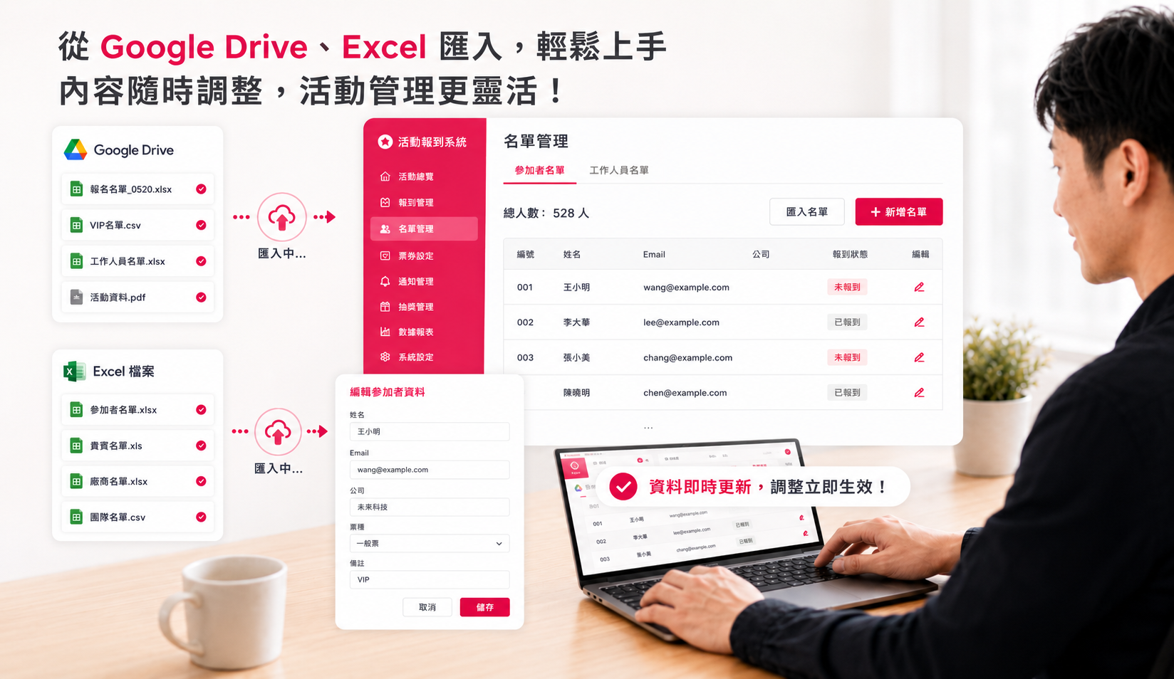 名單匯入