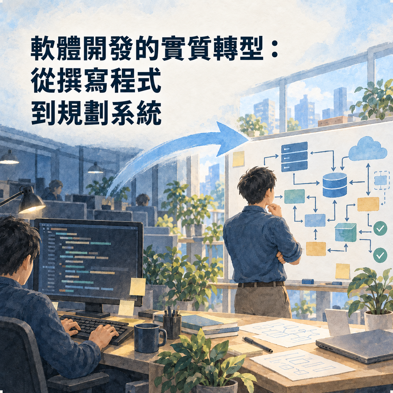 軟體開發的實質轉型：從撰寫程式到規劃系統
